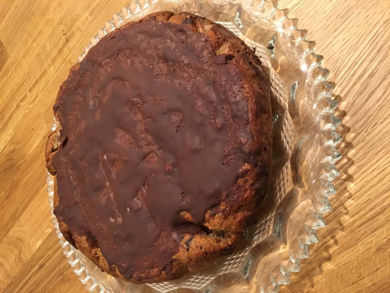 Den færdige kage - efter den har været på køl