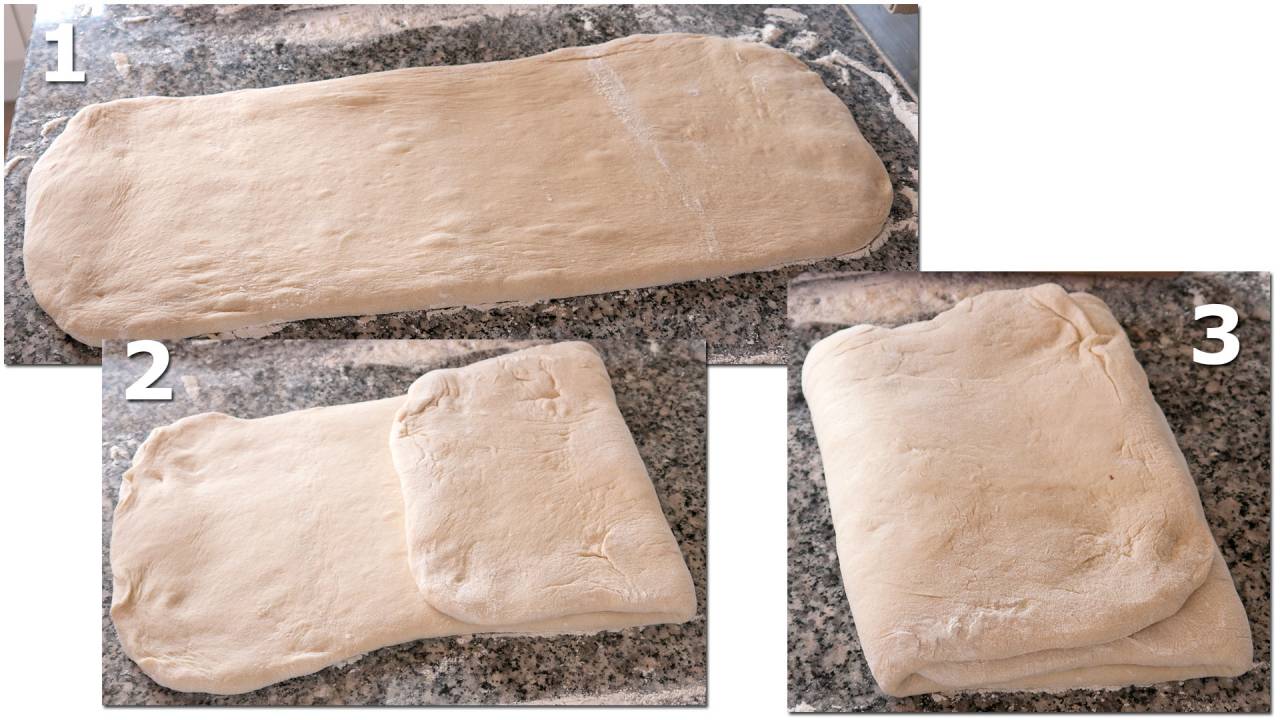 Brevfoldning giver 3 lag smør