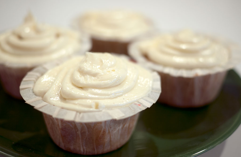 Vanille cupcakes med vanille smørcreme