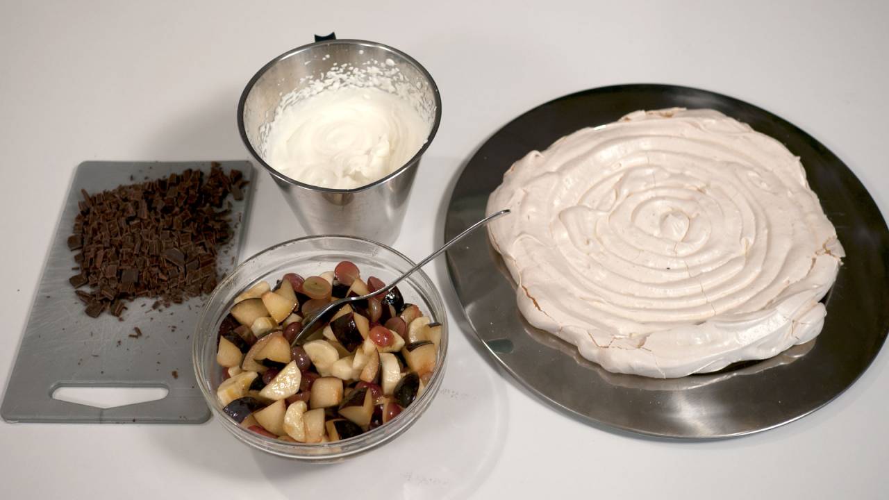 Pavlova ingredienser