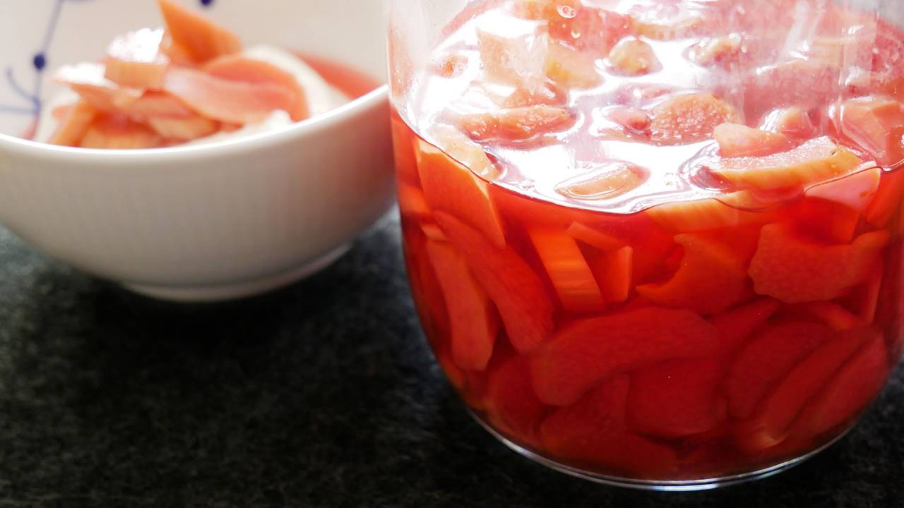 Quick Sweet Pickled Rhubarb  America's Test Kitchen Recipe