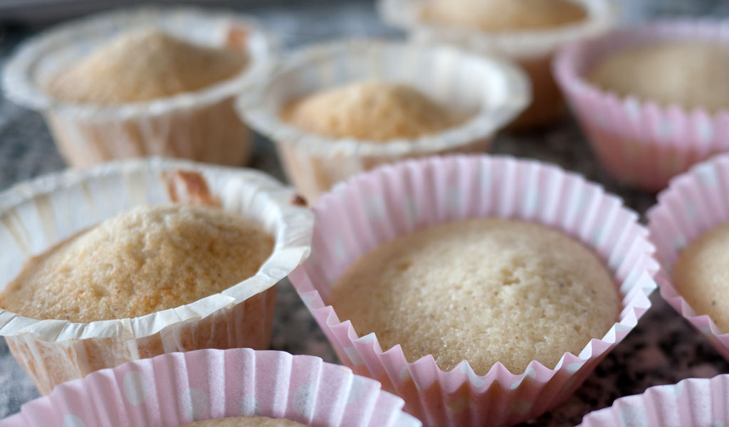 Cupcakes vanilledej