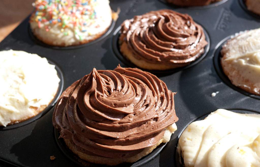 Toppings / glasur til cupcakes.