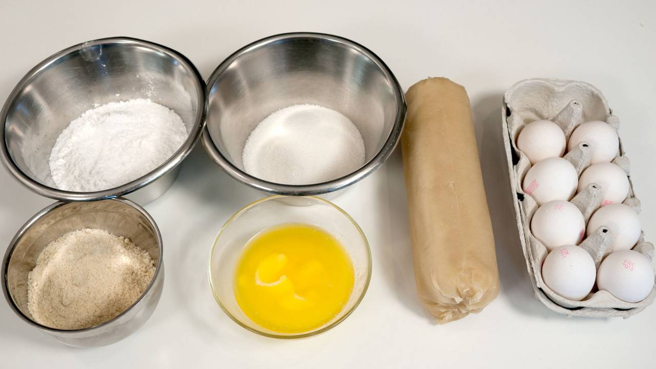Ingredienser til kransekagen