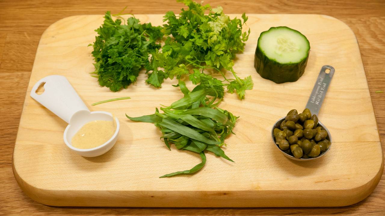 Meassured up ingredients for the filling