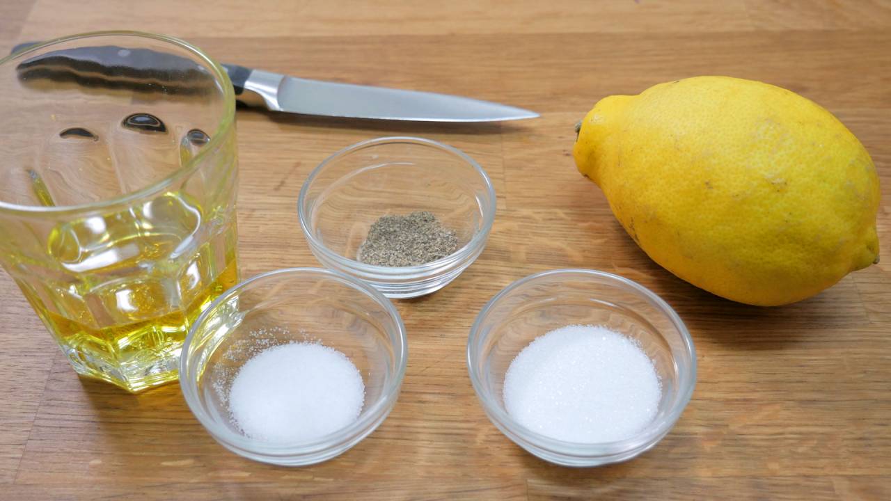 Ingredients for the dressing